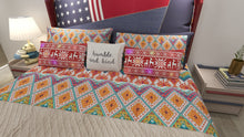 将图片加载到图库查看器,Boho Chevron Reversible Cotton Quilt 3 Piece Set