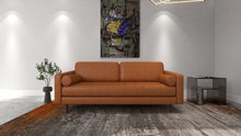 将图片加载到图库查看器，Modern Sofa 3 Seater Leather
