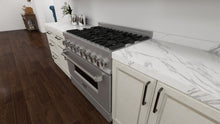 将图片加载到图库查看器，ZLINE 36 in. 4.6 cu. ft. Dual Fuel Range with Gas Stove and Electric Oven in Stainless Steel (RA36)
